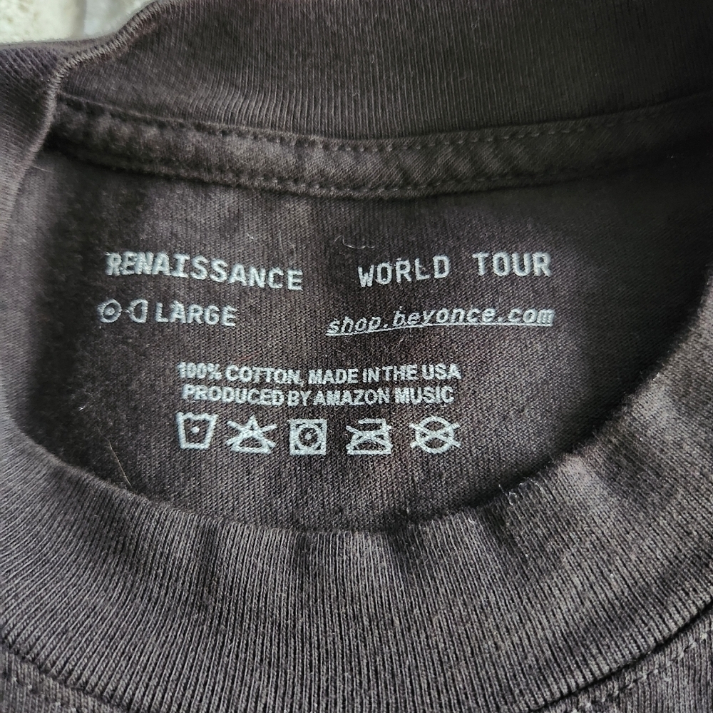Beyonce Renaissance World Tour T-Shirt Mens Size Large - Picture 3 of 5